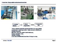 Disposable mask production line, automatic mask production line from china. automatic mask line with high output