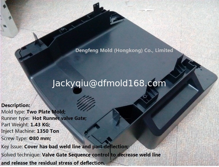 Plastc Cover Part Molding, High Precision Injection Moulding Service